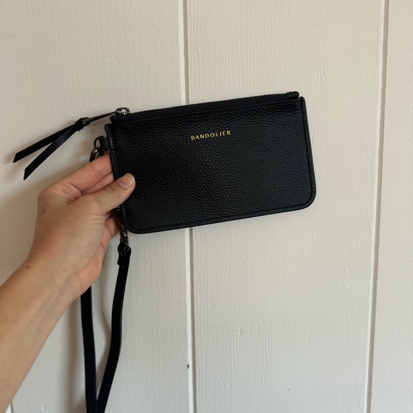 Bandolier Handbags - Bandolier Black Mini Pouch With Strap
